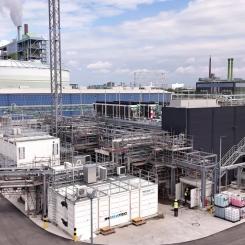 Inaretecs e-bränsleanläggning i Frankfurt am Main. Foto: Inaretec