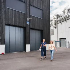 Bild från InDalarna från EcoDataCenters anläggning. Foto: Gabriel Alenius
