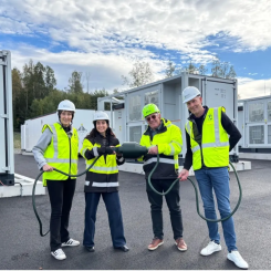 Batterisystemet i Vaggeryd. Pressbild: Ingrid