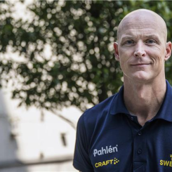 Johan Wallberg ska genomföra doktorsavhandlingen på GIH. Han är en av de mest meriterade tränarna inom svensk simning. Foto: Bildbyrån