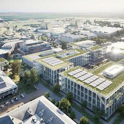 En visualisering av vetenskaps- och teknikparken. Bild: Turley