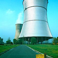 THTR-300 – Thorium-högtemperaturreaktor Hamm-Uentrop.   Foto: Wikipedia Common, Kredit: Rainer Knäpper, Free Art License (http://artlibre.org/?page_id=65)