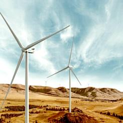 Nordex visualisering av företagets vindprojekt i USA. Bild: Nordex