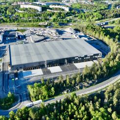 Fastigheten på Mejerivägen i Kallhäll. Foto: Logicenters