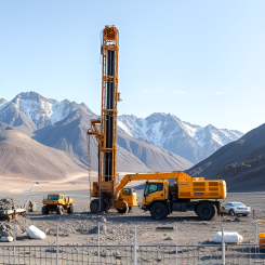 Upptäckten positionerar mineraltillgången som en av världens tio största, enligt  Lundin Mining.  Prospekteringsbild (AI-genererad bild).
