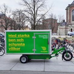 MoveByBike fördubblar kapaciteten i Stockholm med ny logistikanläggning. Pressbild: MoveMyBike