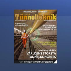 Nya tidningen Aktuell tunnelteknik nummer 1.