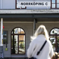 Nybyggnationen av Norrköpings centralstation är ett av de projekt som får EU-finansiering. Foto: Kasper Dudzik