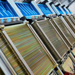 PEM-elektrolysörstackar vid ITM Powers fabrik i norra England.
Foto: ITM Power, kredit: Shaun Flannery/ITM Power