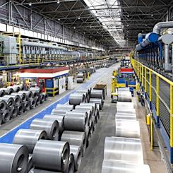 Stålverk i tyska Gelsenkirschen. Foto: Thyssenkrupp