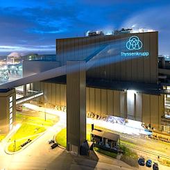 Thyssengrupps stålverk i tyska Duisburg. Foto: Thyssengrupp