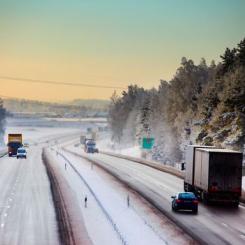 Fortbildningen är till för att ge yrkesverksamma lastbils- och busschaufförer möjlighet att repetera, fördjupa och uppdatera de viktigaste kunskaperna för att utöva yrket. Foto: Transportstyrelsen