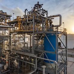 Bildtext: Anläggning för industrigaser. Foto: Linde
